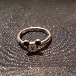 Disney Silver Mickey Mouse Ring